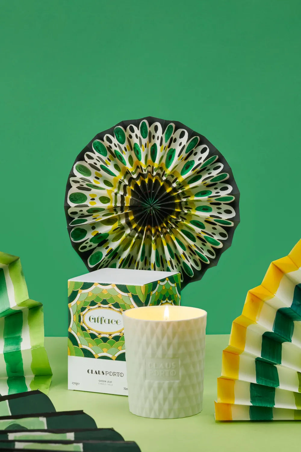 ALFACE GREEN LEAF CANDLE