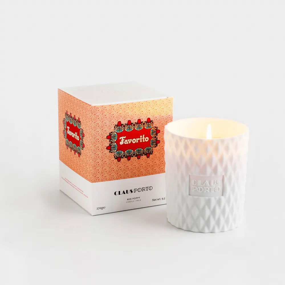 FAVORITO RED POPPY CANDLE