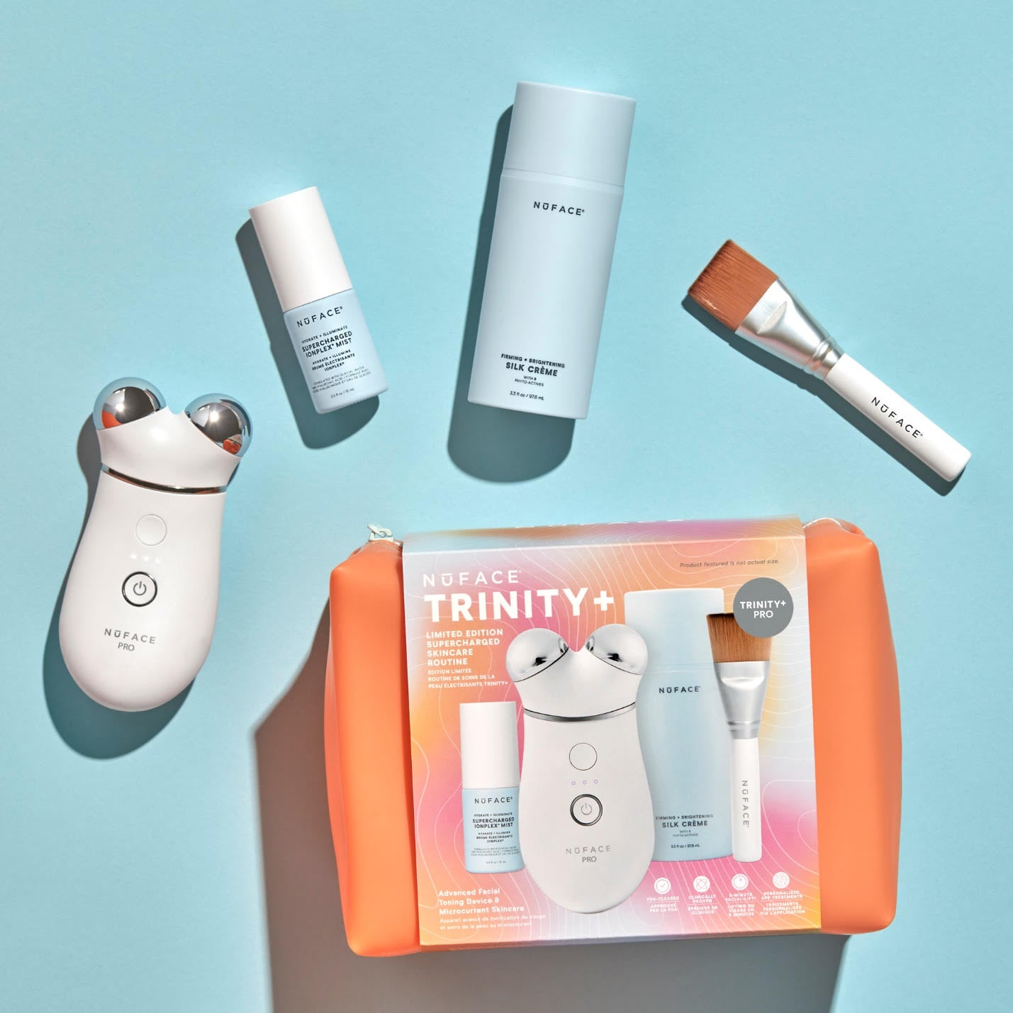 NUFACE TRINITY+PRO LIMITED EDITION SUPERCHERGED SKINCARE ROUTINE